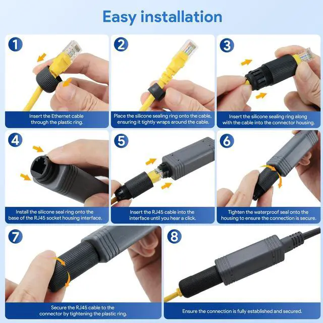 Alt view image 3 of 7 - ® Starlink Mini PoE Injector & 12V Starlink Adapter Splitter | For Starlink Mini/ Mini X, Soldering-type RJ45 150W GigE Passive PoE, ESD Protection DC 9-36V to 48V/3A Power Supply
