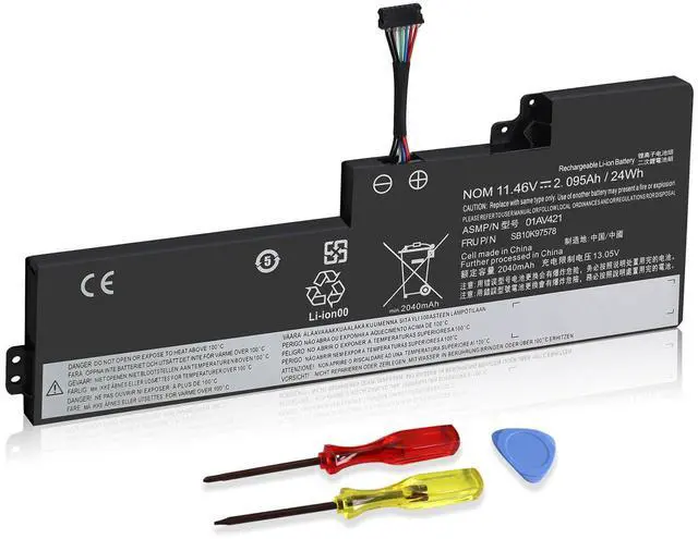 Main image of 01AV421 T480 T580 Internal Battery for Lenovo ThinkPad T470 T480 T580 A475 | A485 TP25 Series Notebook, for Lenovo Laptop Thinkpad Battery 01AV419 01AV489 01AV420 SB10K97577