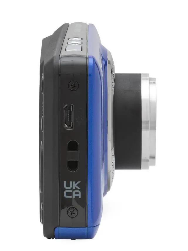 Alt view image 6 of 7 - Kodak PIXPRO FZ55 Digital Camera (Blue) + Black Point & Shoot Camera Case + Transcend 64GB SD Memory Card + Tri-fold Memory Card Wallet + Hi-Speed SD USB Card Reader + More!