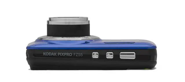 Alt view image 5 of 7 - Kodak PIXPRO FZ55 Digital Camera (Blue) + Black Point & Shoot Camera Case + Transcend 64GB SD Memory Card + Tri-fold Memory Card Wallet + Hi-Speed SD USB Card Reader + More!