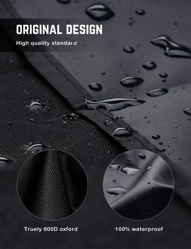 Alt view image 6 of 7 - Outdoor TV Cover 55" - 58" - with Bottom Cover - 600D Water-Resistant and Dust-Resistant Material- Fits Your TV Better