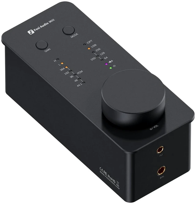 Main image of SK02 DAC Headphone Amplifier & Preamp, Desktop Audio DAC with USB-C and Optical Input, 4.4mm Balanced & 3.5mm Headphone Output, Digital-to-Analog Converter for PC and Home Audio System