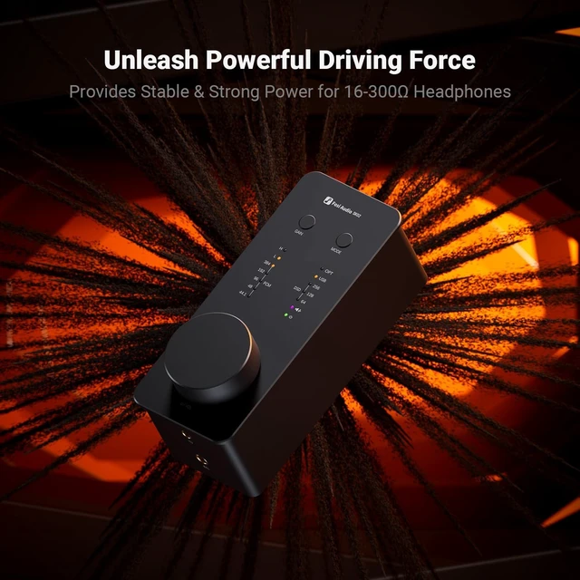 Alt view image 6 of 7 - SK02 DAC Headphone Amplifier & Preamp, Desktop Audio DAC with USB-C and Optical Input, 4.4mm Balanced & 3.5mm Headphone Output, Digital-to-Analog Converter for PC and Home Audio System