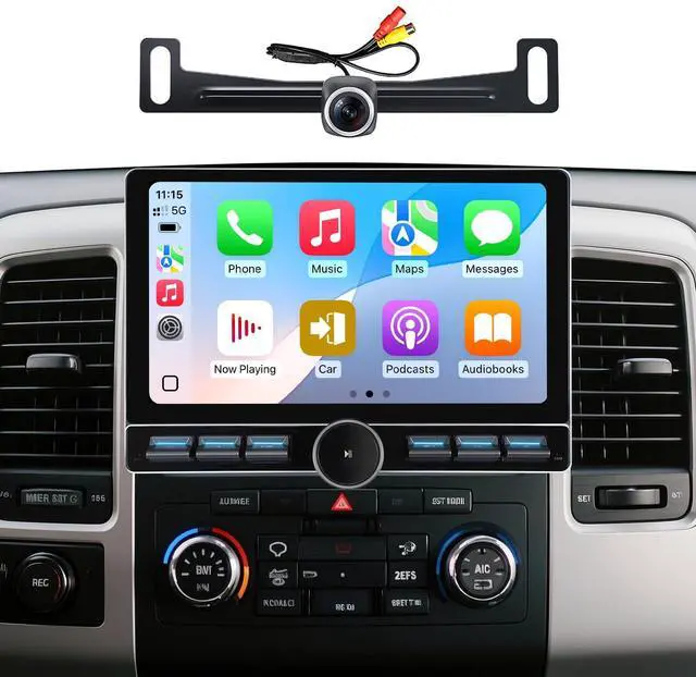 Main image of 10in Car Stereo for Ford F150 F250 F350 2004-2016 CarPlay Auto | Fits F150 04-08 F250 F350 08-16, Work Glove Knob Keybutton, 4G+64GB ROM for Offline Maps, QLED Screen, 1080P Back Up Camera