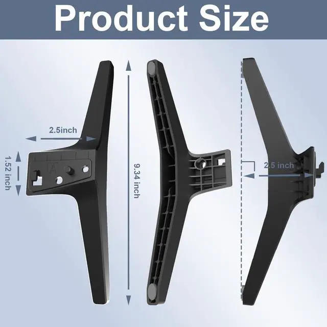 Alt view image 7 of 7 - Stand for LG TV Legs Replacement for LG 49 50 55 Inch TV Base/Foot LJ UJ UK UM UN Series, 55UJ6300 55UJ6320 55UJ630T 55UJ635T 55UJ6540 55UK6500 55UM6900 55UM7300 55UN6900 55UN7200 55UN7300 with Screws
