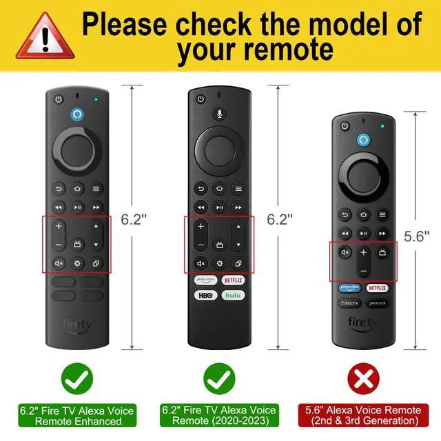 Alt view image 3 of 7 - Silicone Case for Fire TV Alexa Voice Remote Enhanced, Black | Fire TV Stick 4K Max (2nd Gen)/Toshiba/Insignia/Pioneer/2-Series/4-Series/Omni Remote, Shockproof Cover, Anti Slip