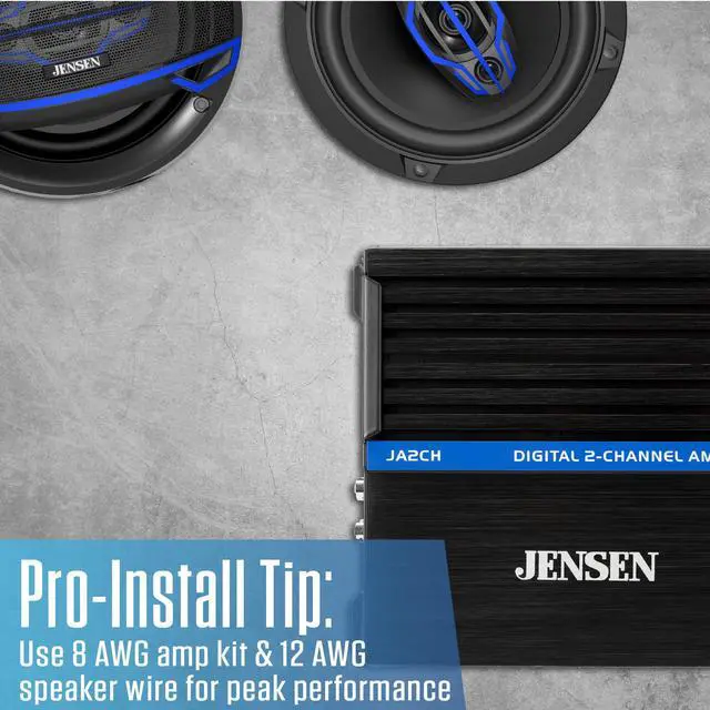 Alt view image 6 of 7 - JA2CH 2-Channel Class-D Car Amplifier 600W Peak CTA-2006-D Certified | For motorcycle, ATV, golf cart & truck audio, bridgeable design, compact efficient build, CTA-2006-D certified Class-D power