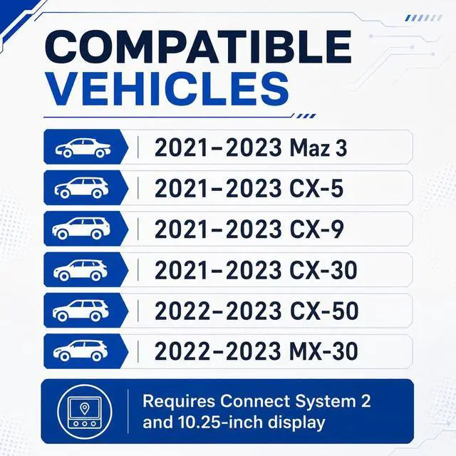 Alt view image 2 of 7 - Premium Latest Navigation SD Card, Seamless Map Update for CX-5(2021-23), CX-30(2021-23), 3 Hatch/Sedan(2021-23), CX-9(2021-23), CX-50(2022-23), MX-30(2022-23), USA/CAN/MEX, VIN Check Required