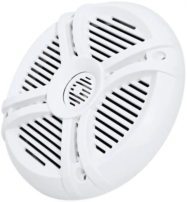 Alt view image 3 of 7 - RMSTS65W Pair 800W 6.5" 2-Way Marine Boat Speakers, 4 Ohm, White, Waterproof, PEI Dome Tweeter, High Power Handling for Marine and Outdoor Use