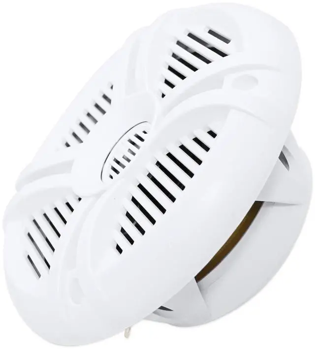 Alt view image 4 of 7 - RMSTS65W Pair 800W 6.5" 2-Way Marine Boat Speakers, 4 Ohm, White, Waterproof, PEI Dome Tweeter, High Power Handling for Marine and Outdoor Use