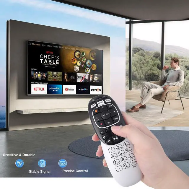 Alt view image 3 of 7 - New RC73 Universal Remote Control Replacement Compatible with Directv TV Remote Control