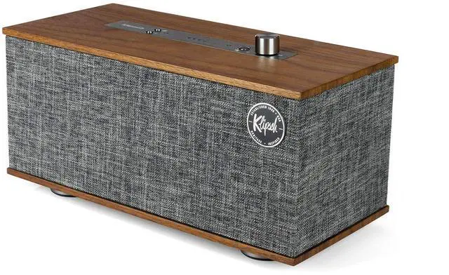 Main image of The One Tabletop Wireless Stereo in Walnut | Bluetooth-Enabled, Multi-Room Ready, and fits Almost Anywhere