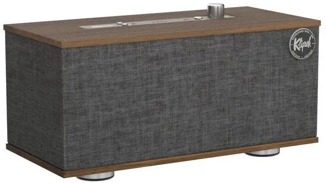 Alt view image 4 of 6 - The One Tabletop Wireless Stereo in Walnut | Bluetooth-Enabled, Multi-Room Ready, and fits Almost Anywhere