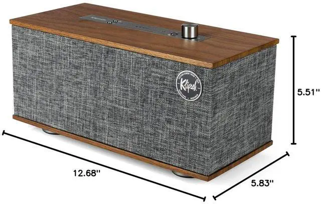 Alt view image 6 of 6 - The One Tabletop Wireless Stereo in Walnut | Bluetooth-Enabled, Multi-Room Ready, and fits Almost Anywhere