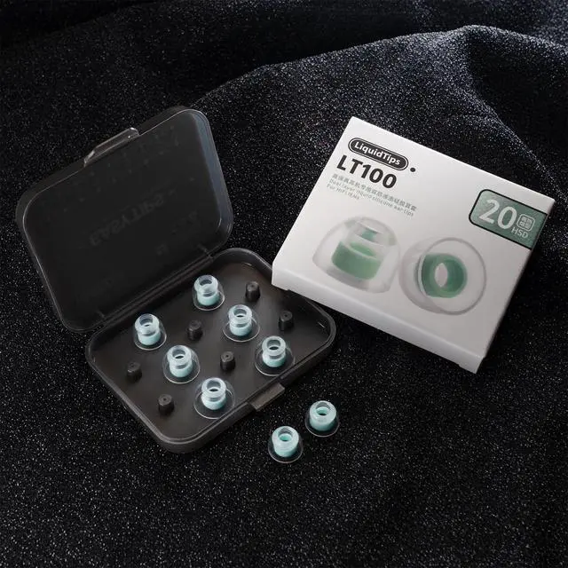 Alt view image 6 of 7 - LT100 Liquid Silicone Eartips, 4 Pairs XS/S/M/L, Soft Replacement for 5-6.5mm Nozzle IEMs (Truthear, Moondrop, Campfire Audio), Tight Impactful Bass & All-Day Comfort