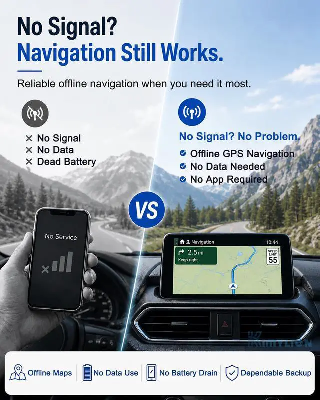 Alt view image 4 of 7 - Navigation SD Card KR9D66EZ1B for Select Mazda 2024-2026, USA/CAN/MEX Maps | Fits Mazda 3/CX-30/CX-50/CX-70 2025-2026, MX-5 2024-2026 and CX-90 2026; Plug & Play, HUD Support & Speed Limit Display