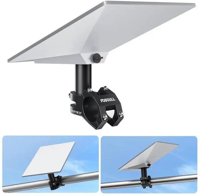 Main image of Starlink Mini Mount Kit for RV, Boat, Camper, Ladder & Guardrail - CNC Aluminum Alloy Adjustable Clamp (0.79"-1.38" Pipe Diameter) - Universal Pipe Adapter Compatible with Starlink mini