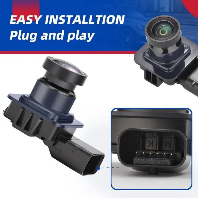 Alt view image 3 of 7 - Backup Camera Compatible with Ford Edge 2011-2015 Lincoln MKX 2011-2013 | Replace# BT4Z-19G490-B FL1T-19G490-AC, Rear Parking Assist Camera