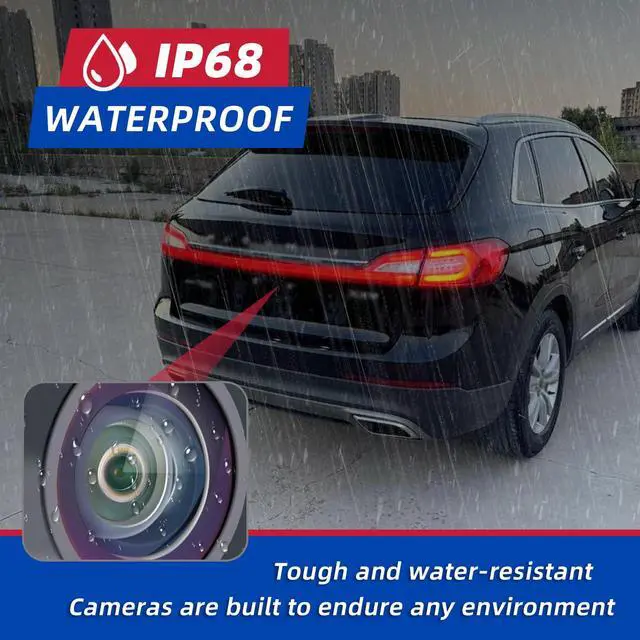Alt view image 6 of 7 - Backup Camera Compatible with Ford Edge 2011-2015 Lincoln MKX 2011-2013 | Replace# BT4Z-19G490-B FL1T-19G490-AC, Rear Parking Assist Camera