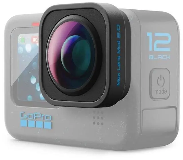Alt view image 4 of 7 - Max Lens Mod 2.0 (HERO12 Black) - Official Accessory, Black