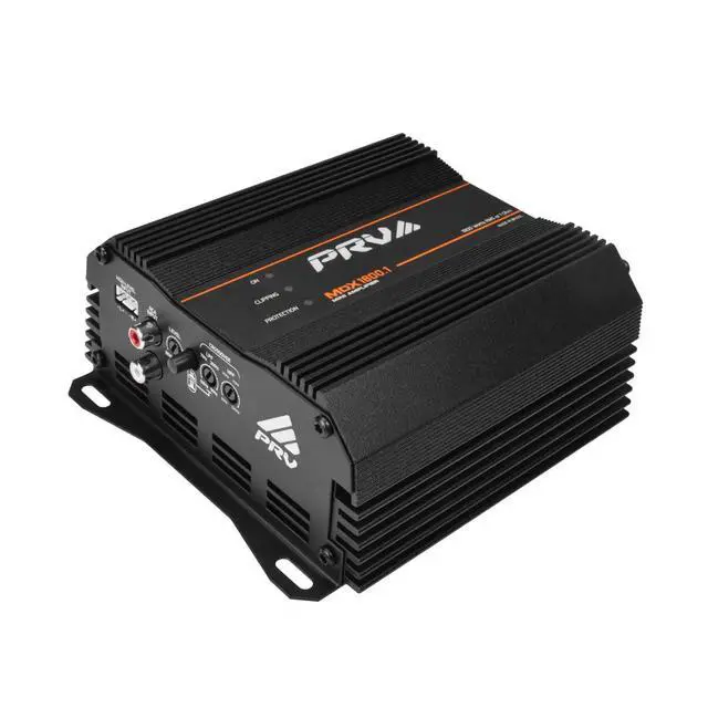 Alt view image 3 of 7 - MDX1800.1 1 Ohm Mini Car Audio Amplifier 1 Channel 1800 Watts RMS Ultra Compact Full Range Monoblock Class D Amp for Powersports, Motorcycles, ATV, for High Power Loudspeaker Systems