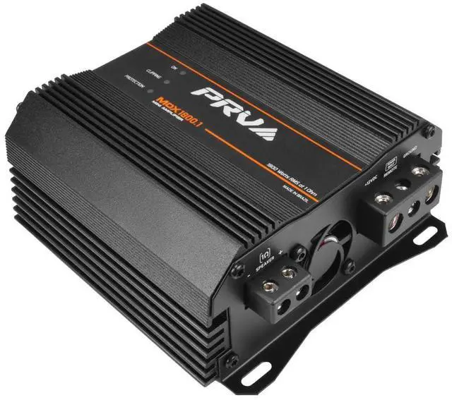 Alt view image 5 of 7 - MDX1800.1 1 Ohm Mini Car Audio Amplifier 1 Channel 1800 Watts RMS Ultra Compact Full Range Monoblock Class D Amp for Powersports, Motorcycles, ATV, for High Power Loudspeaker Systems