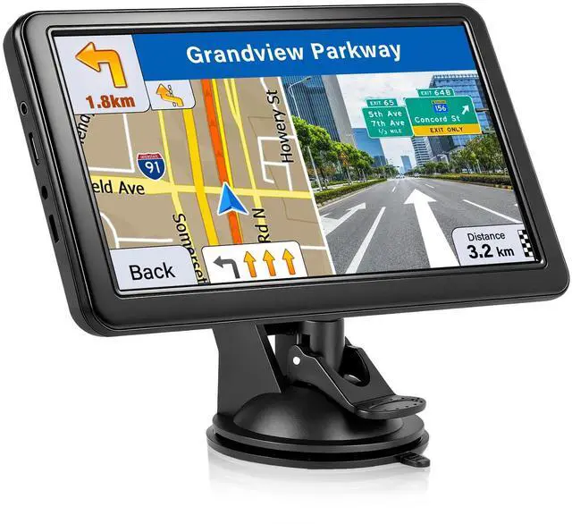 Main image of GPS Navigator for Car Truck RV, 7" Touchscreen, 2026 Maps | 7" GPS Navigator for Car, Truck & RV with 2026 Maps, Truck Routing, Voice Guidance and Free Updates