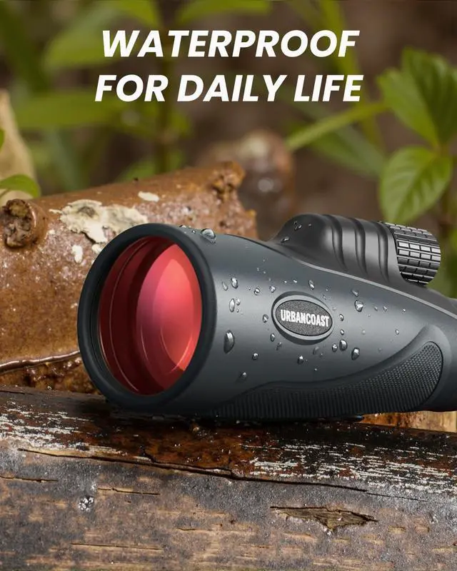 Alt view image 5 of 6 - 15x54 Monoculars for Adults High Powered, Compact Waterproof Telescope | HD Monocular Telescope with BAK4 Prism & FMC Lens for Bird Watching, Hunting, Hiking and Camping - Waterproof and Fogproof