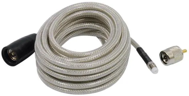 Main image of 305-830 18-Foot Belden Coax Cable with PL-259/FME Connectors - 18FT