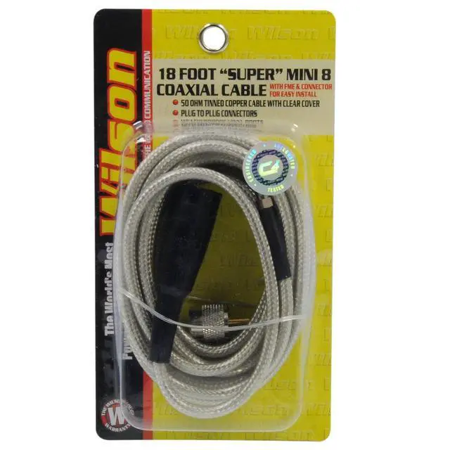 Alt view image 3 of 3 - 305-830 18-Foot Belden Coax Cable with PL-259/FME Connectors - 18FT