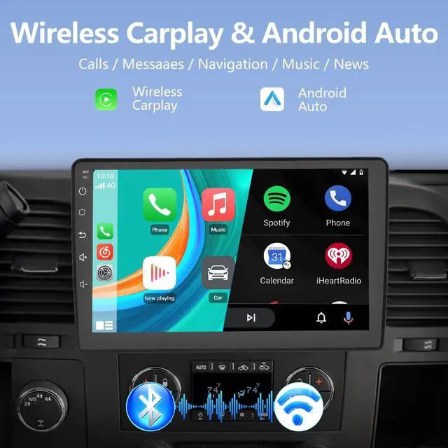 Alt view image 3 of 7 - Car Radio Stereo for Chevy Silverado Tahoe Equinox GMC Sierra Yukon 64GB