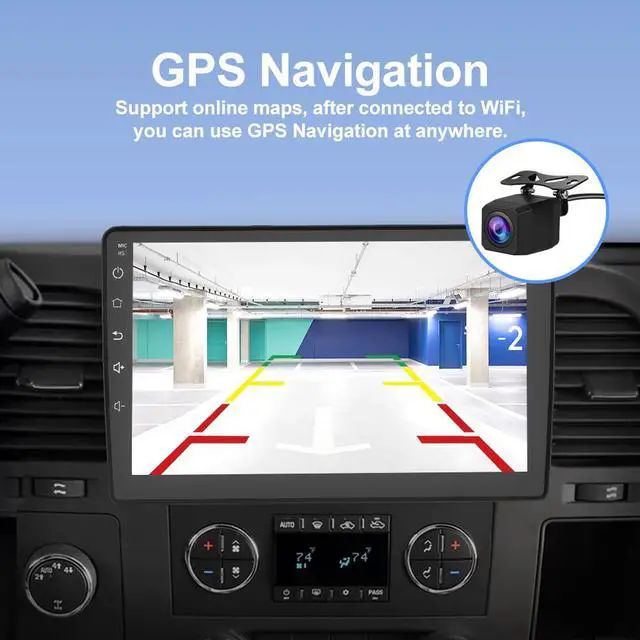 Alt view image 6 of 7 - Car Radio Stereo for Chevy Silverado Tahoe Equinox GMC Sierra Yukon 64GB