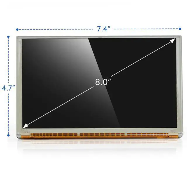 Alt view image 4 of 7 - 8" Touch Screen of LCD Digitizer Navigation Radio Replacement for Chevy GMC, 2014-2018 Silverado Sierra, 2015-2019 Tahoe Yukon Suburban Colorado Canyon, 2017-2019 Acadia Terrain Replace #DJ080PA-01A