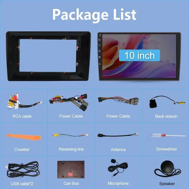 Alt view image 7 of 7 - Car Radio Stereo for Chevy Silverado Tahoe Equinox GMC Sierra Yukon 64GB