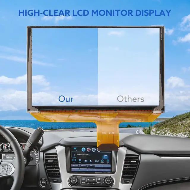 Alt view image 6 of 7 - 8" Touch Screen of LCD Digitizer Navigation Radio Replacement for Chevy GMC, 2014-2018 Silverado Sierra, 2015-2019 Tahoe Yukon Suburban Colorado Canyon, 2017-2019 Acadia Terrain Replace #DJ080PA-01A