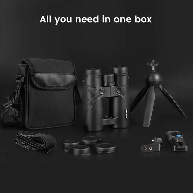 Alt view image 7 of 7 - Binoculars for Adults Bird Watching 10x42 HD with Phone Adapter | High Powered Binoculars for Adults, FMC Lens for Clear & Sharp Images, Waterproof Lightweight Design for Wildlife, Hiking