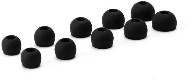 Main image of ELOIT Velvet Silicone Earphones Ear Tips for Nozzle Size 3-5mm, Replaceable HiFi IEMs Earbuds Smoothly Deeply Eartips with 5 Size (Full Size(5 Pairs))