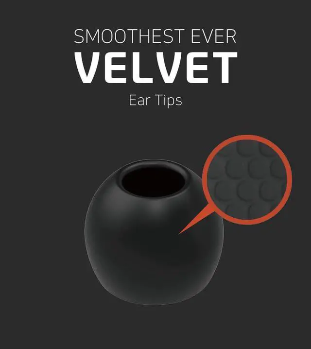 Alt view image 3 of 6 - ELOIT Velvet Silicone Earphones Ear Tips for Nozzle Size 3-5mm, Replaceable HiFi IEMs Earbuds Smoothly Deeply Eartips with 5 Size (Full Size(5 Pairs))