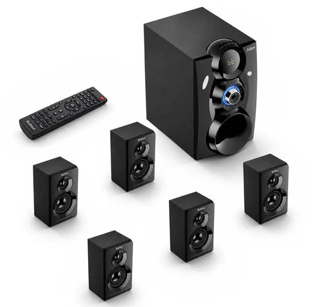 Main image of Wireless Surround Sound System Home Theater System | 1000W Surround Speakers 8" Subwoofer 5.1/2.1 Channel Deep Bass with ARC Optical Bluetooth Karaoke Input