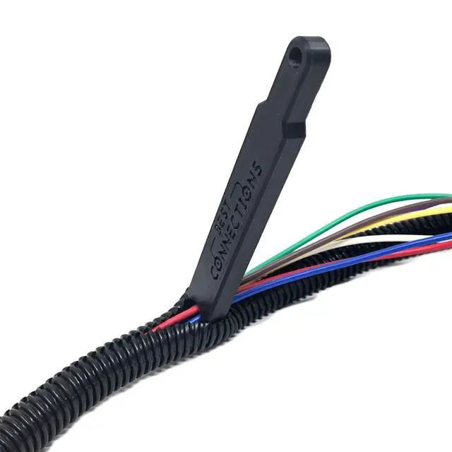 Alt view image 2 of 7 - 3-Pack 1/4", 1/2", 3/4" x 20 ft Each Assorted Split Wire Loom Convoluted Tubing with Installation Tool Protective Split Cable Sleeves/Conduit for Automotive Home Electrical Black