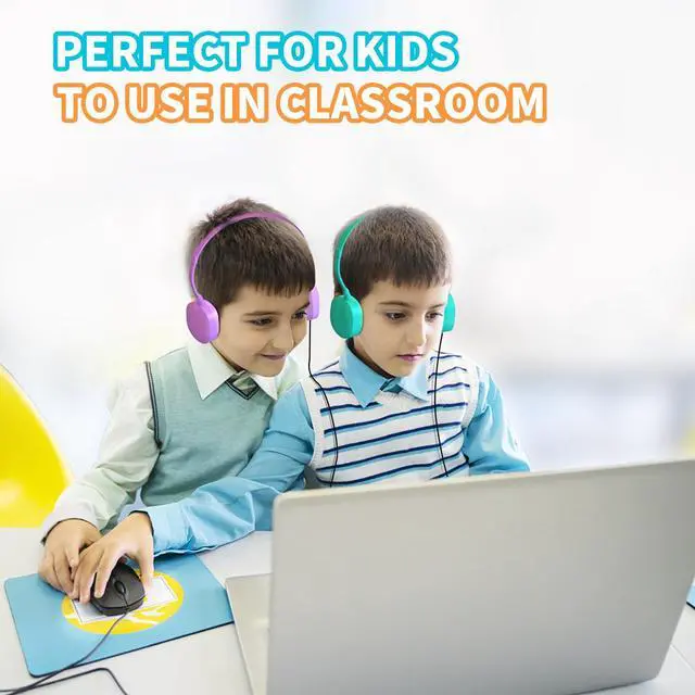 Alt view image 6 of 7 - 30 Pack Bulk Headphones Multi Color for Classroom School,Wholesale Durable Earphones Class Set for Students Teens Children and Adult | For Classroom School