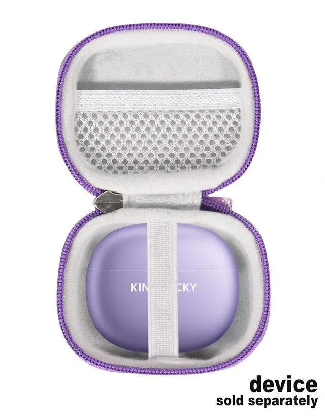 Alt view image 3 of 5 - Case for King Lucky i121 Clip on Earbuds Open Ear 5.4 Headphones (Purple)
