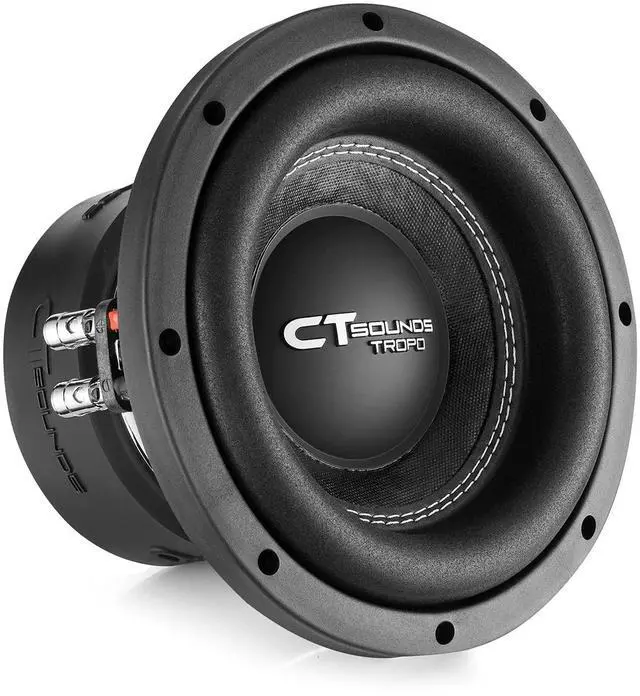 Main image of TROPO-8-D4 8 Inch Car Subwoofer Dual 4 Ohm, 800 Watts Max