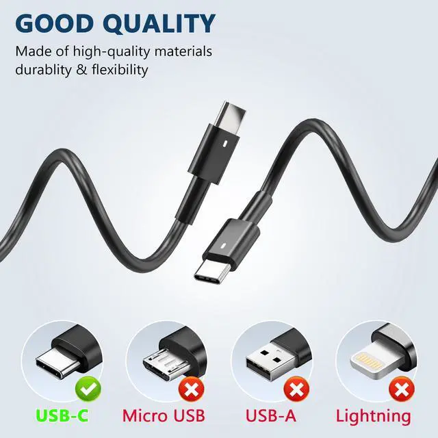 Alt view image 4 of 7 - 130W USB C Type C Laptop Charger AC Adapter for Dell XPS 15 17 2in1 9575 9500 9700 Precision 5530 2in1 5550 5750 3560 Latitude 5520 5540 5420 3520 DA130PM170 HA130PM170 0K00F5 Power Cord