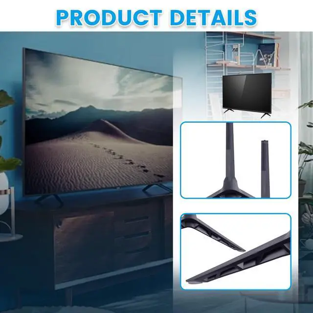 Alt view image 4 of 7 - TV Stand Legs (with Screw) Compatible with V-izio D40F-G9 and V405-H19, Only Compatible with the Listed Models