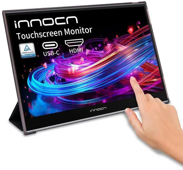 Main image of 15.6 inch Portable Monitor Touchscreen for Laptop FHD 1080P USB C HDMI External Display Travel Second Monitor for MacBook Windows Tablets Android Chrome PS4 Switch Mini PC, No Battery