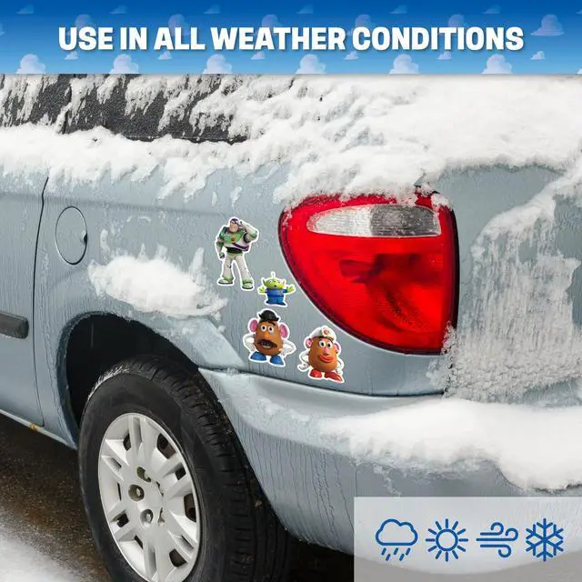 Alt view image 4 of 7 - Disney Toy Story Decals - Set of 12 Woody Buzz Lightyear Jessie Bullseye Alien Vinyl Stickers for Car Laptop Computer Kids Water Bottle Outdoor Waterproof
