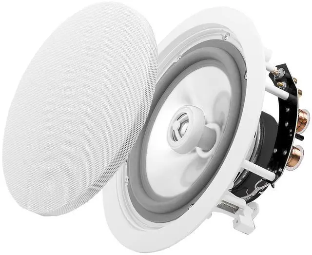 Main image of 8 Weatherproof in-Ceiling Speaker Pair - Indoor/Outdoor Stereo - ICE840WRS
