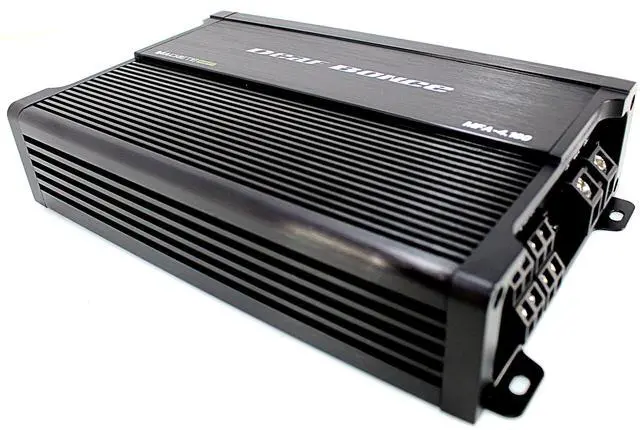 Alt view image 3 of 6 - Machete Fight Amplifier 4-CH 1080W RMS Class D 4-Ohm/MFA-4.180