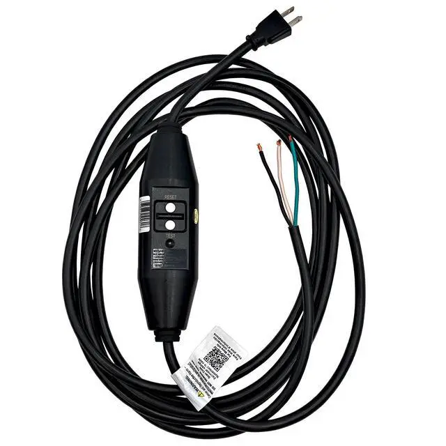 Alt view image 5 of 5 - Manufacturing 30438003-01 15' in-Line GFCI w/Flying Leads User Attachable Rainproof GFI